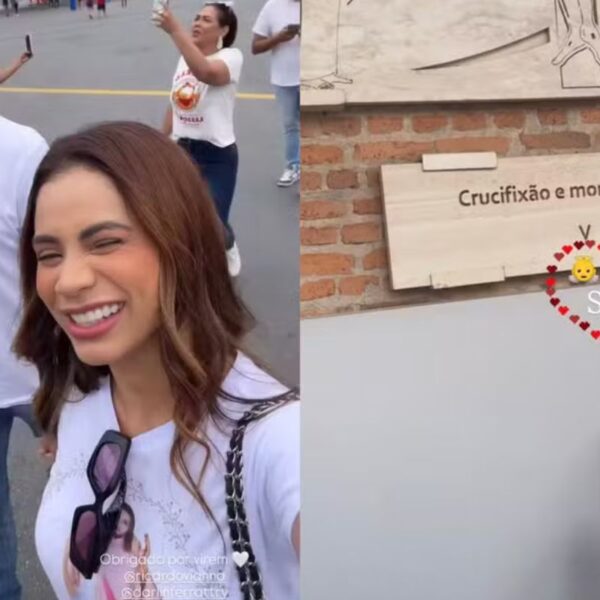 Lexa e Ricardo Vianna homenageiam filha em cerimônia religiosa após um ano