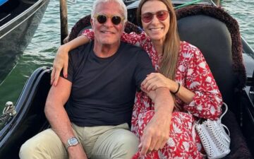 Mônica Martelli celebra sete anos ao lado de Fernando Alteriô