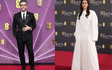 BAFTA 2026: Wagner Moura e Saja Kilani no tapete vermelho em Londres