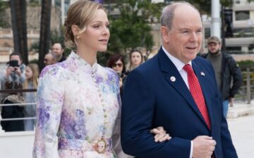 Príncipe Albert e princesa Charlene recebem princesa Akiko para abertura do Dia do Japão em Mônaco