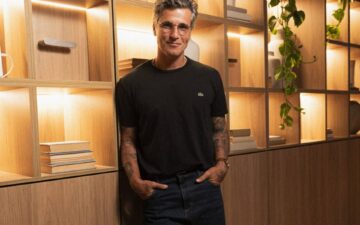 Bruno Gagliasso visita a Revestir ao lado de Duda Porto e seleciona peças da Nomma