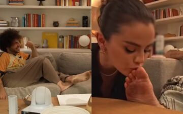 Selena Gomez reage a críticas sobre higiene e beija os pés do marido Benny Blanco em podcast