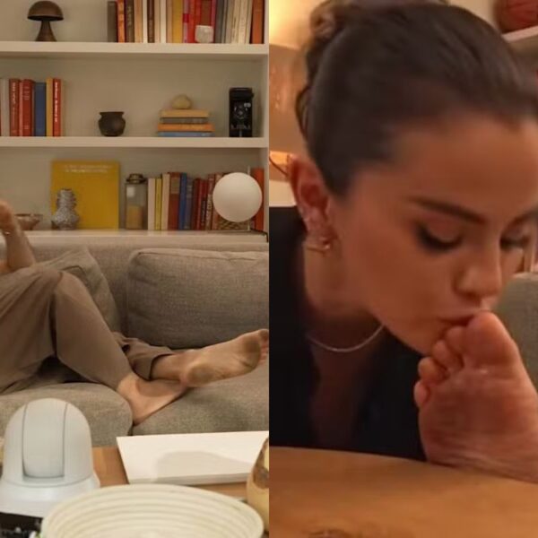 Selena Gomez reage a críticas sobre higiene e beija os pés do marido Benny Blanco em podcast