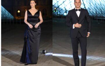 Maria Fernanda Cândido e André Lamoglia marcam presença em gala no Louvre