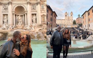 Péricles compartilha momentos de férias com a esposa durante viagem pela Itália