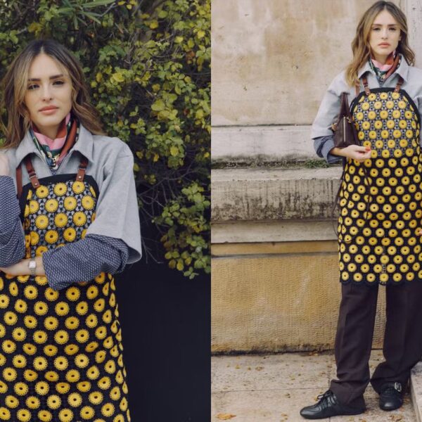 Isabelle Drummond aposta em look ousado e chama atenção na Semana de Moda de Paris