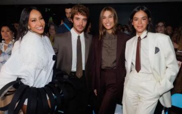 Famosos prestigiam desfile de moda no Masp em São Paulo