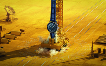 Um pedaço do espaço no pulso: modelo celebra a história dos voos orbitais