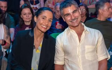 Camila Pitanga acompanha Festival de Curitiba com o noivo, Patrick Pessoa