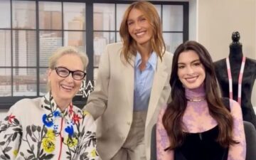 Sasha Meneghel entrevista as estrelas Meryl Streep e Anne Hathaway do filme 'O Diabo Veste Prada'
