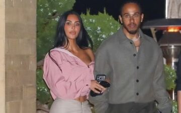 Kim Kardashian e Lewis Hamilton são vistos juntos em jantar e alimentam rumores de romance
