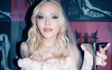 Madonna celebra novo single em festa