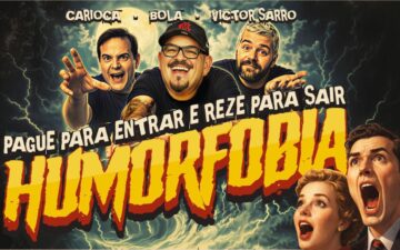 Entre o improviso e o inesperado: “Humorfobia” transforma o público em coautor do riso