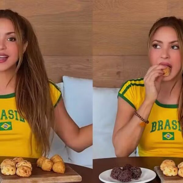 Shakira experimenta pratos brasileiros com Anitta e se diverte com sabores