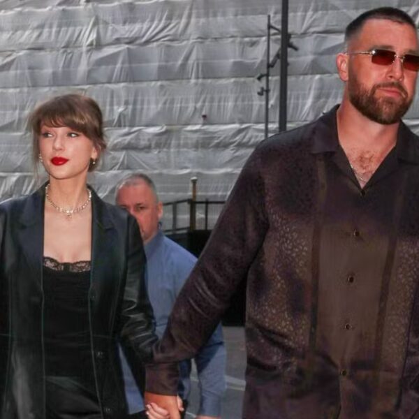 Taylor Swift surge com look de luxo em jantar com Travis Kelce