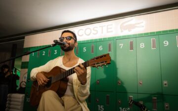 Silva embala evento que celebrou a chegada da coleção Spring Summer 2026 da Lacoste