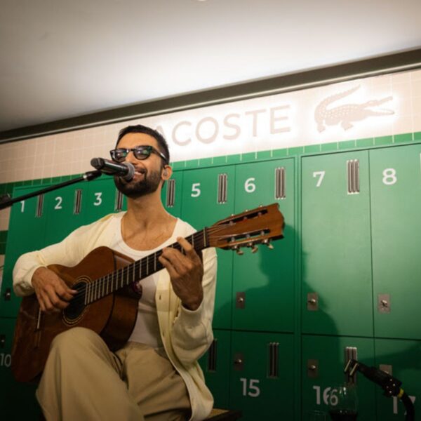 Silva embala evento que celebrou a chegada da coleção Spring Summer 2026 da Lacoste