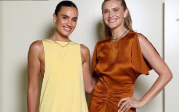 Celina Locks e Isabela Grutman celebram a brasilidade em Miami antes de partida da Seleção