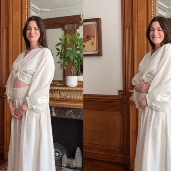 Anne Hathaway anuncia terceira gravidez e celebra novidade nas redes sociais