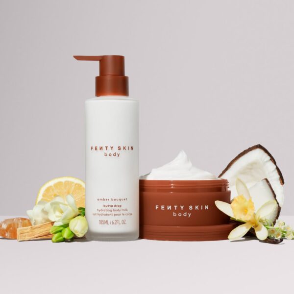Fragrância viral entre os fãs inspira nova coleção de cuidados corporais da Fenty Skin