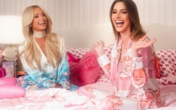 Paris Hilton participa do videocast de Lele Pons com look brasileiro