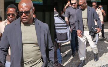 Terry Crews chega ao Rio de Janeiro com acessório de luxo avaliado em R$ 20,5 mil