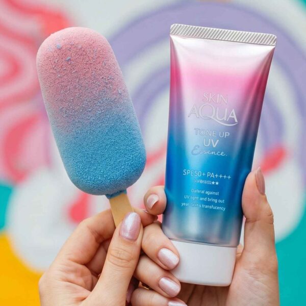 Quando o skincare vira sorvete: collab leva a fotoproteção para o paladar