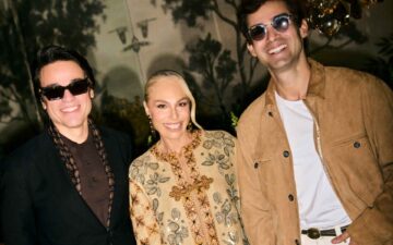 Neusinha Saad recebe convidados para almoço pré-Baile do BB em São Paulo