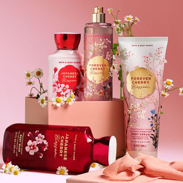 Japanese Cherry Blossom completa 20 anos e ganha novas versões na Bath & Body Works