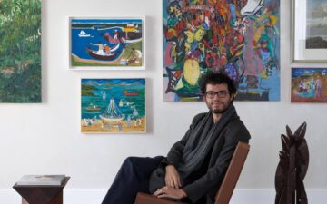 Pedro Coimbra transforma living da CASACOR Rio em uma galeria habitada