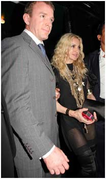Madonna ganhou festão de Guy Ritchie