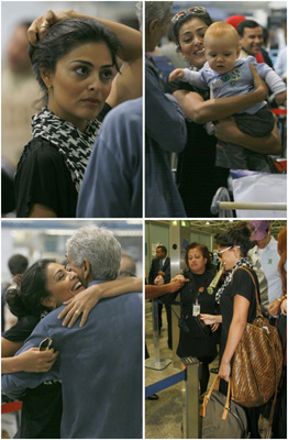 Juliana Paes embarca para a Índia