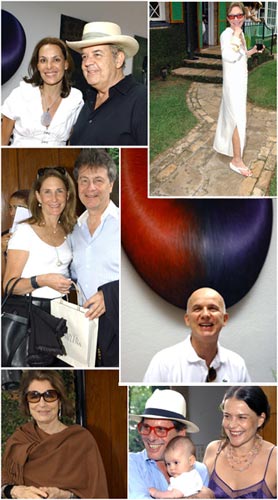 Celebridades e poderosos na festa do colecionador Kim Esteve