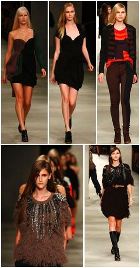 Trio de modelos platinadas rouba a cena na Coven