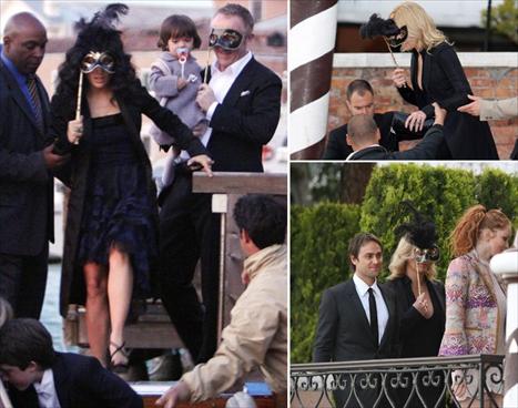 Salma Hayek e François-Henri Pinault comandam festa pré-casamento em Venice