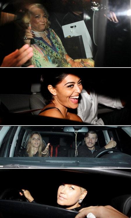 Angélica e Luciano Huck pilotam festa para Hebe Camargo