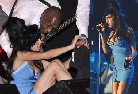 Show de Amy Winehouse em Santa Lucia é um fracasso