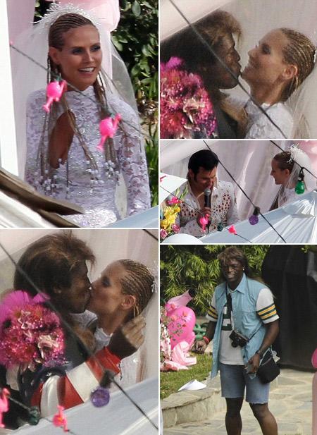 Heidi Klum e Seal renovam os votos em cerimônia em Malibu