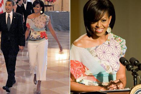 Michelle Obama veste Basso & Brooke