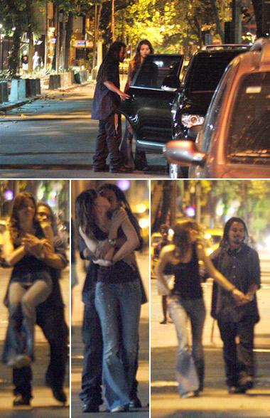 Isabeli Fontana e Falcão apaixonados