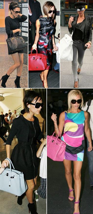 Coleção de bolsas Birkin, de Victoria Beckham, é avaliada em US$ 2 milhões