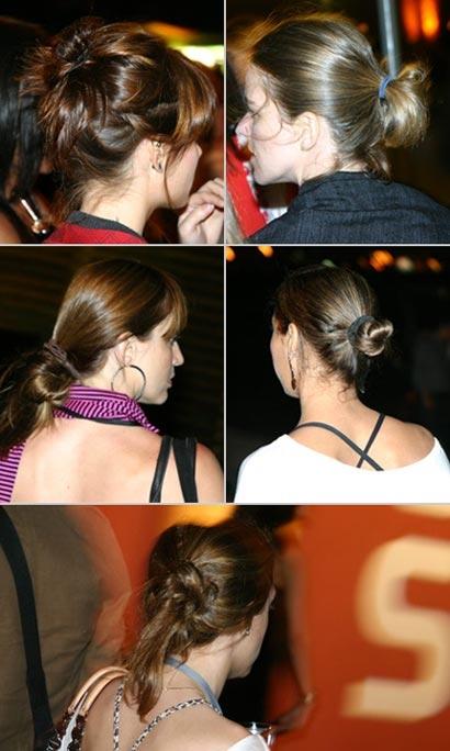 A tendência está nas passarelas do Fashion Rio, mas foi nos corredores do evento que Glamurama registrou alguns dos coques mais interessantes