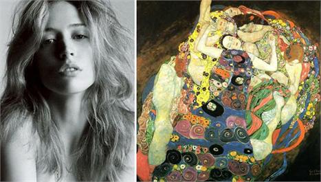 Raquel Zimmermann coleciona reproduções de arte.