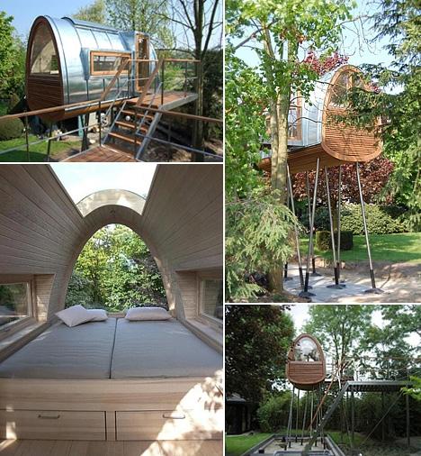 Baumraum cria séries de casas na árvore