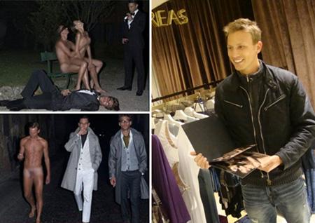 Quem passou ontem pelo lançamento da coleção de Adriana Degreas na Daslu, deu de cara com o top Alex Schultz, que ficou conhecido por posar nu em uma campanha criada por Tom Ford para a Gucci, no ano passado.