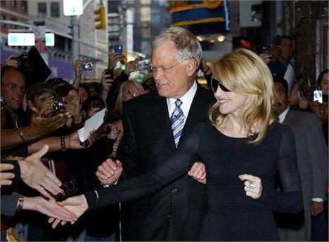 Madonna vai ao programa de David Letterman e não economiza nas declarações.