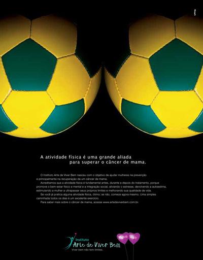 Ronaldo adere à campanha do Instituto Arte de Viver Bem contra o câncer de mama.