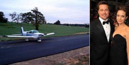 Brad Pitt e Angelina Jolie querem escapar dos paparazzi que fazem plantão na porta do château do casal, em Miraval, na França.