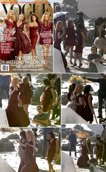 edição de novembro da Vogue norte-americana acaba de sair do forno e com uma capa inesperada. A publicação resolveu recrutar Annie Leibovitz para fotografar quatro atrizes de uma só vez. Nicole Kidman, Marion Cotillard, Penélope Cruz e Kate Hudson foram