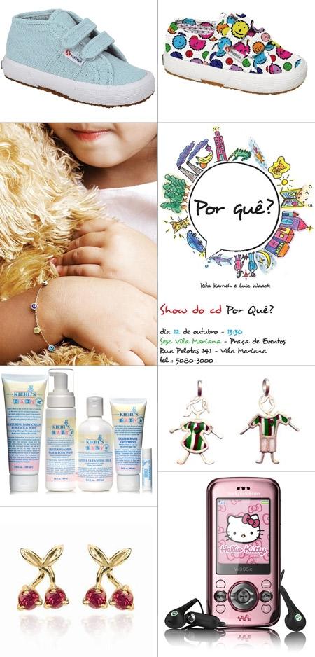 O Dia das Crianças está chegando e Glamurama dá algumas sugestões para os papais que ainda não compraram o presente de seus miniglamurettes.